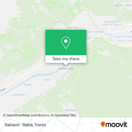 Rabland - Rablà map