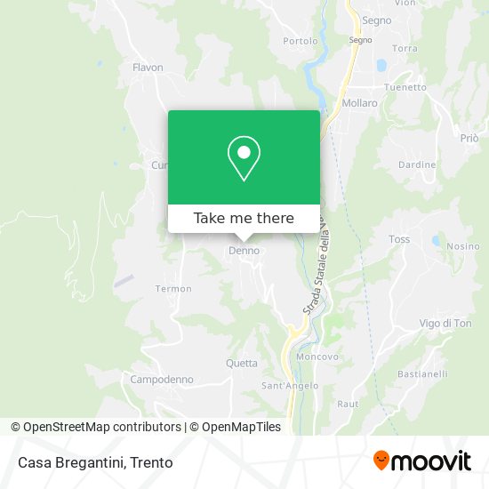 Casa Bregantini map