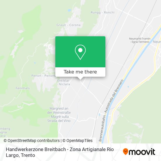 Handwerkerzone Breitbach - Zona Artigianale Rio Largo map