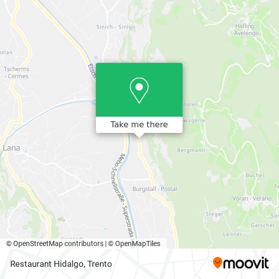 Restaurant Hidalgo map