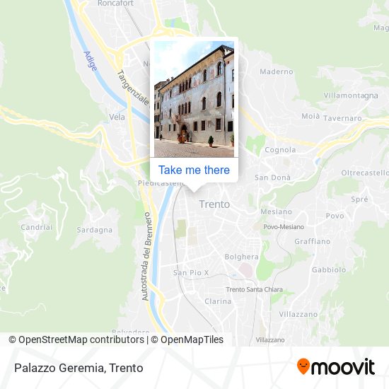 Palazzo Geremia map