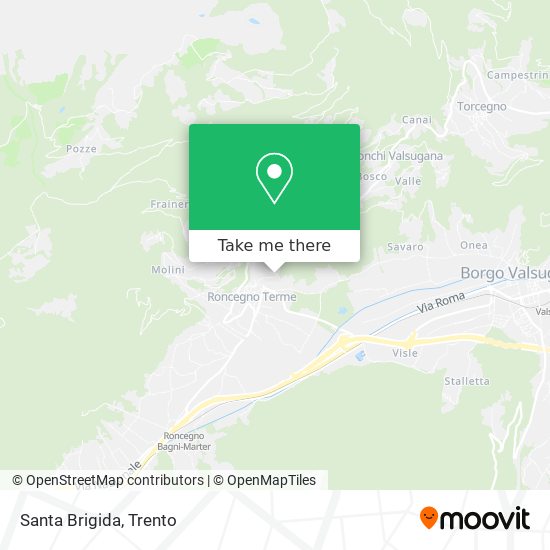 Santa Brigida map