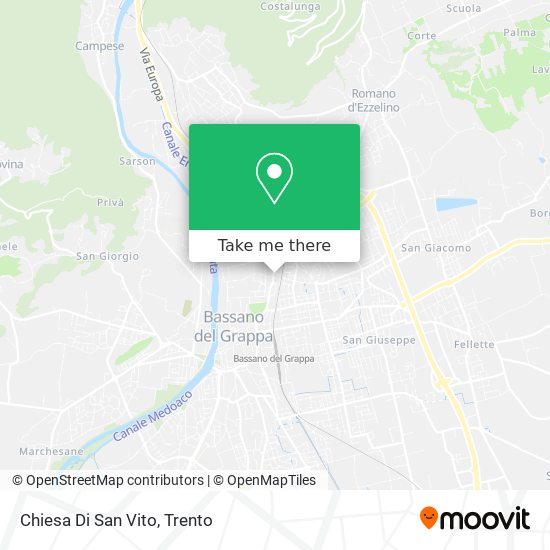 Chiesa Di San Vito map