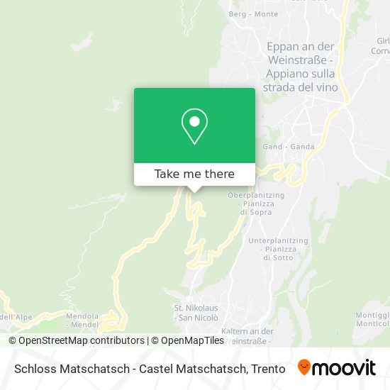 Schloss Matschatsch - Castel Matschatsch map
