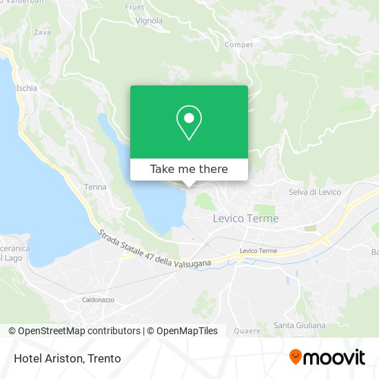 Hotel Ariston map