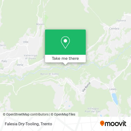 Falesia Dry-Tooling map