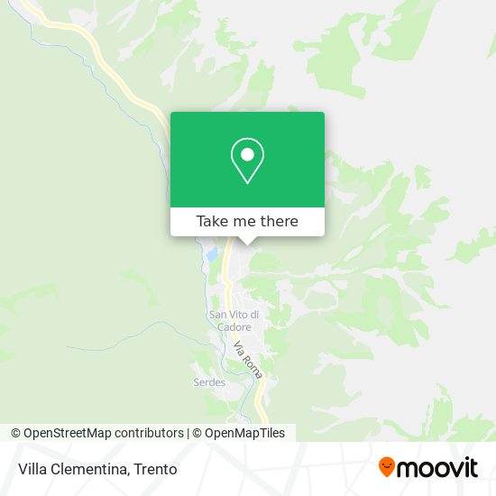 Villa Clementina map