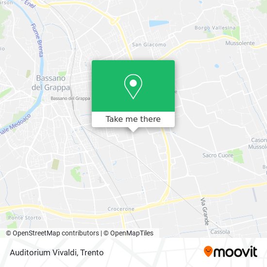 Auditorium Vivaldi map