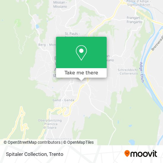 Spitaler Collection map
