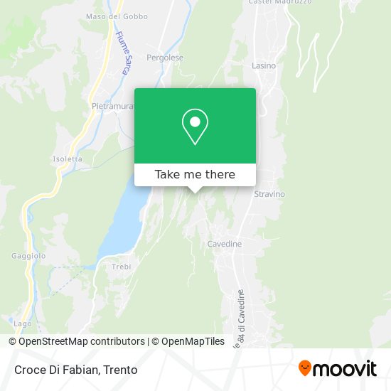 Croce Di Fabian map