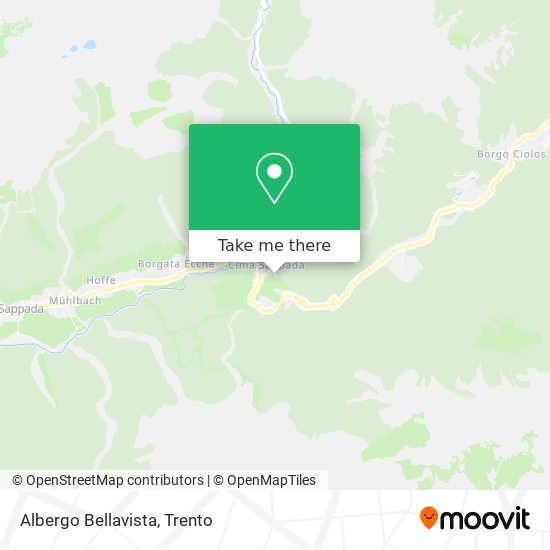 Albergo Bellavista map