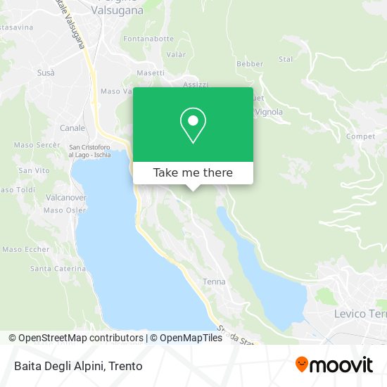 Baita Degli Alpini map