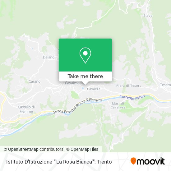Istituto D'Istruzione ""La Rosa Bianca"" map