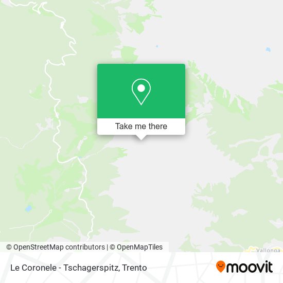Le Coronele - Tschagerspitz map