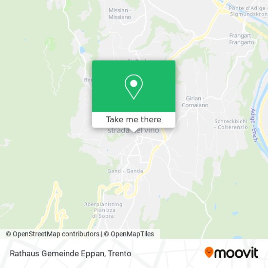 Rathaus Gemeinde Eppan map