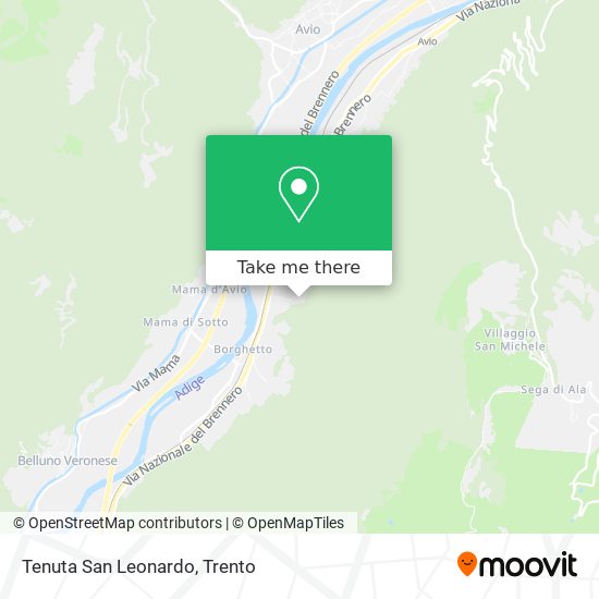 Tenuta San Leonardo map