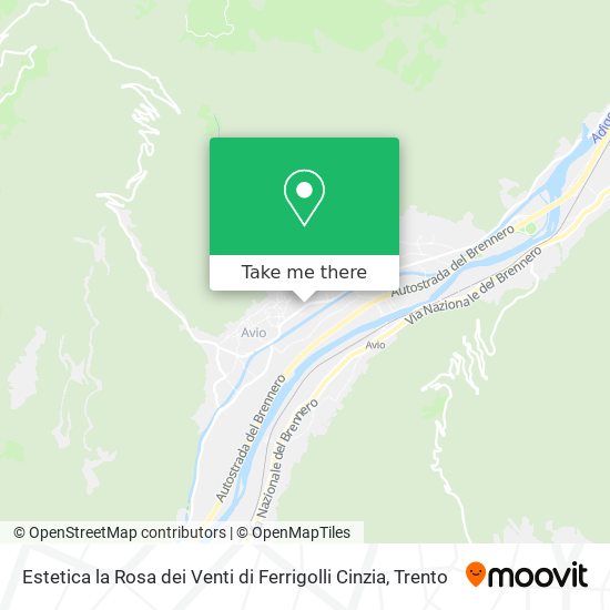 Estetica la Rosa dei Venti di Ferrigolli Cinzia map