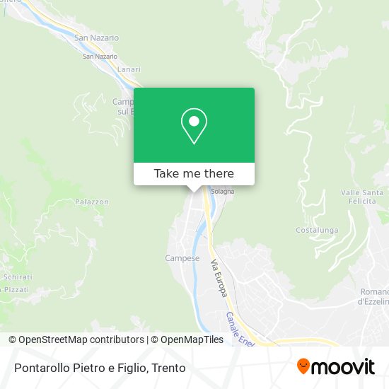 Pontarollo Pietro e Figlio map