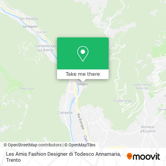 Les Amis Fashion Designer di Todesco Annamaria map