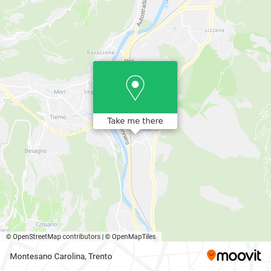 Montesano Carolina map