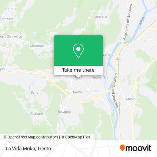 La Vida Moka map