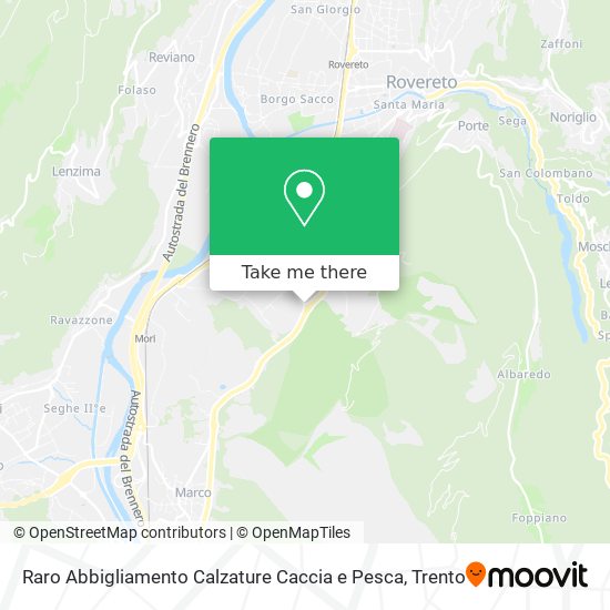 Raro Abbigliamento Calzature Caccia e Pesca map