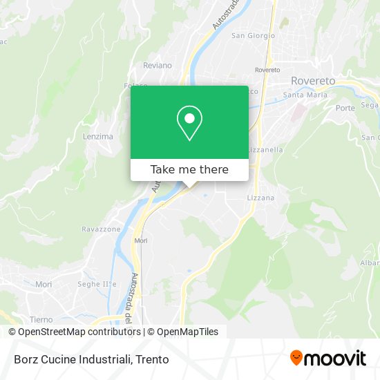 Borz Cucine Industriali map