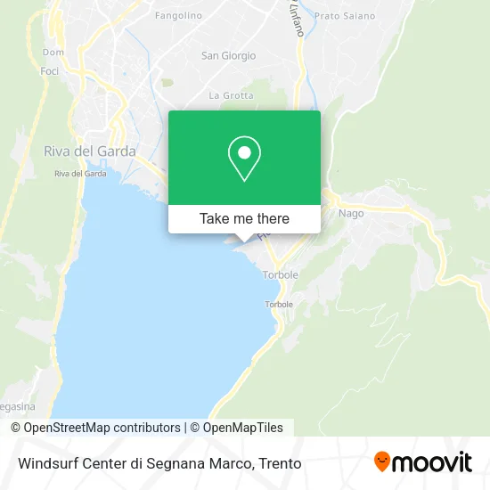 Windsurf Center di Segnana Marco map