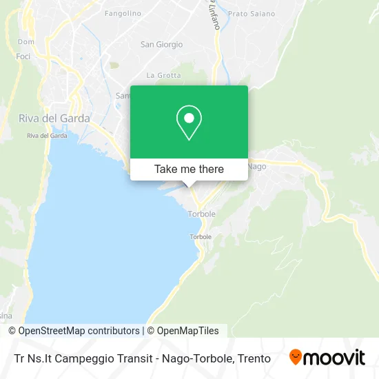 Tr Ns.It Camping Transit - Nago-Torbole map