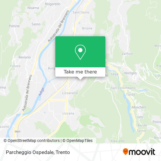 Parcheggio Ospedale map