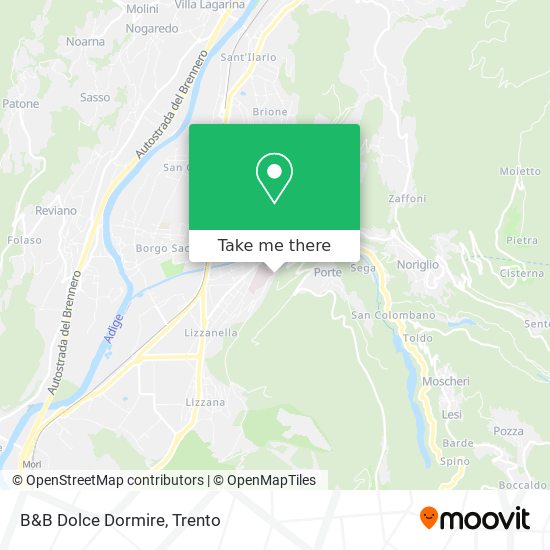 B&B Dolce Dormire map