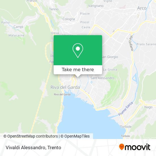 Vivaldi Alessandro map