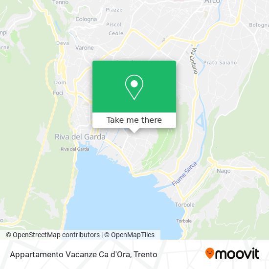Appartamento Vacanze Ca d'Ora map