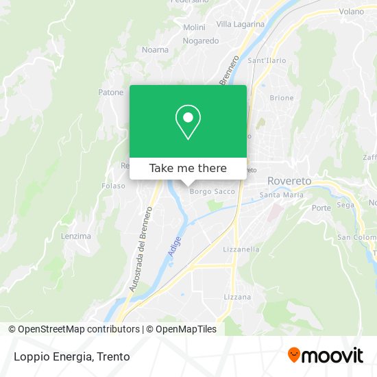 Loppio Energia map