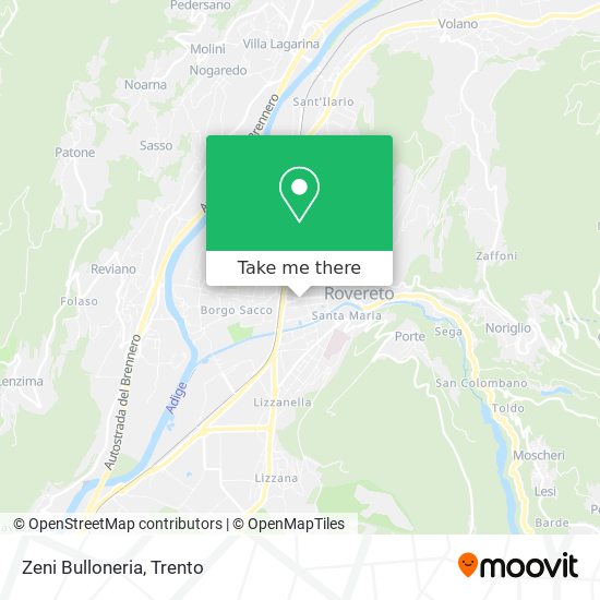 Zeni Bulloneria map