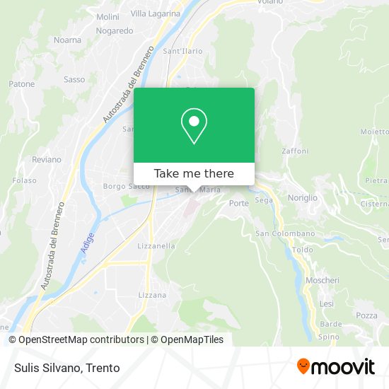 Sulis Silvano map