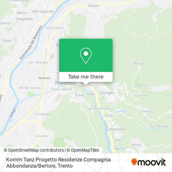 Komm Tanz Progetto Residenze Compagnia Abbondanza / Bertoni map