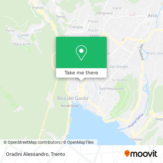 Oradini Alessandro map