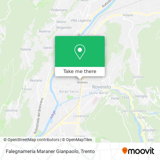 Falegnameria Maraner Gianpaolo map