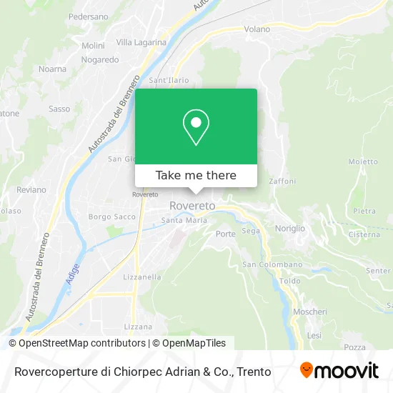 Rovercoperture by Chiorpec Adrian & Co. map