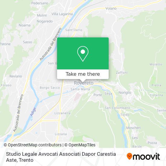 Studio Legale Avvocati Associati Dapor Carestia Aste map