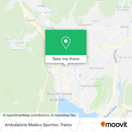 Ambulatorio Medico Sportivo map