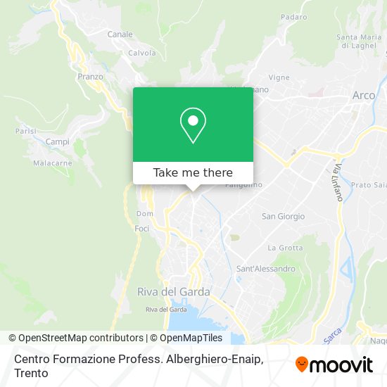 Centro Formazione Profess. Alberghiero-Enaip map
