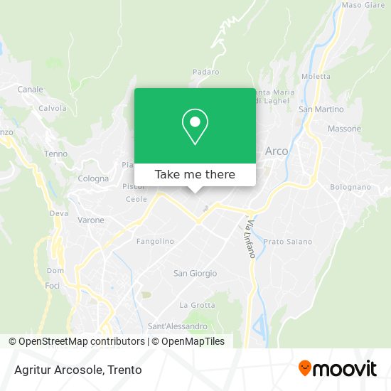 Agritur Arcosole map