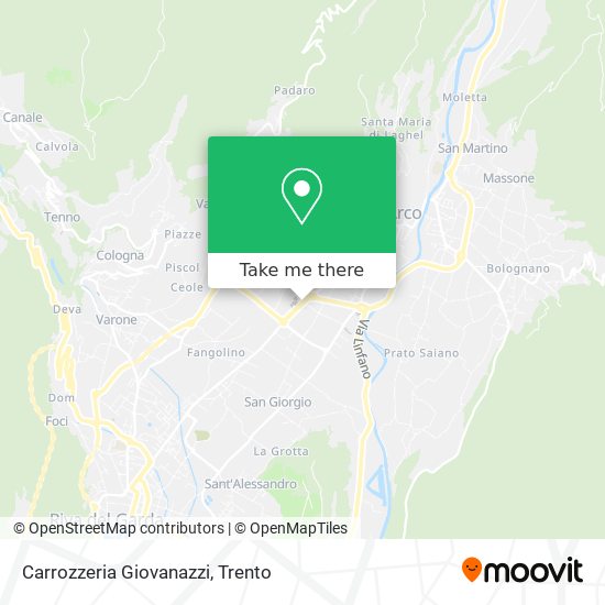 Carrozzeria Giovanazzi map