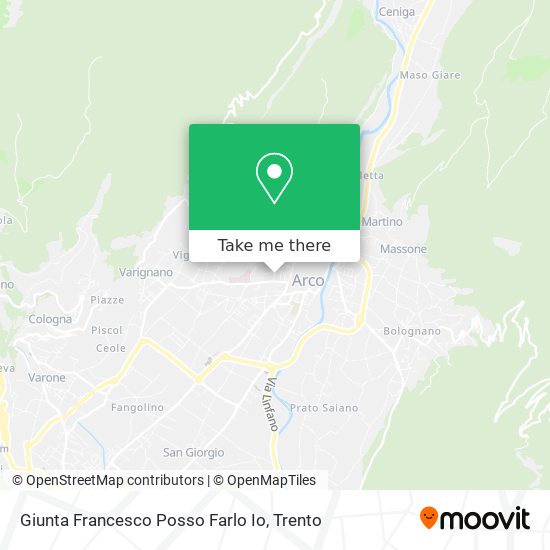 Giunta Francesco Posso Farlo Io map
