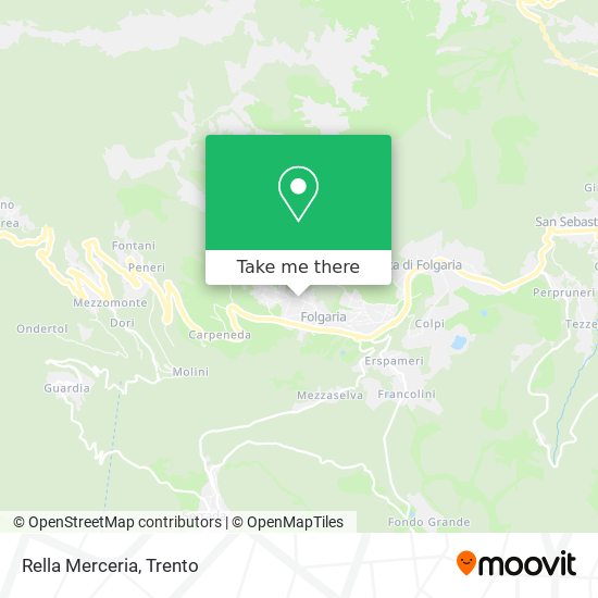 Rella Merceria map