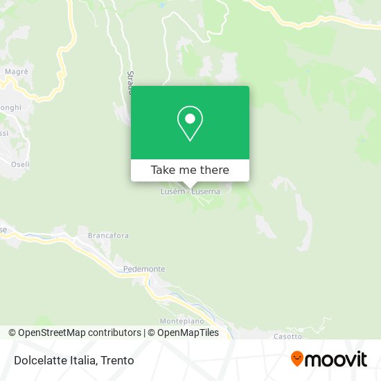 Dolcelatte Italia map