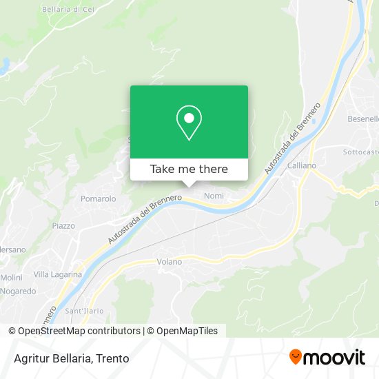 Agritur Bellaria map