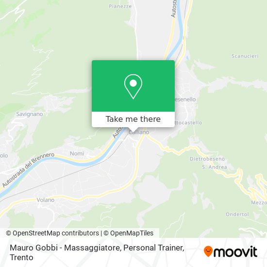 Mauro Gobbi - Massaggiatore, Personal Trainer map